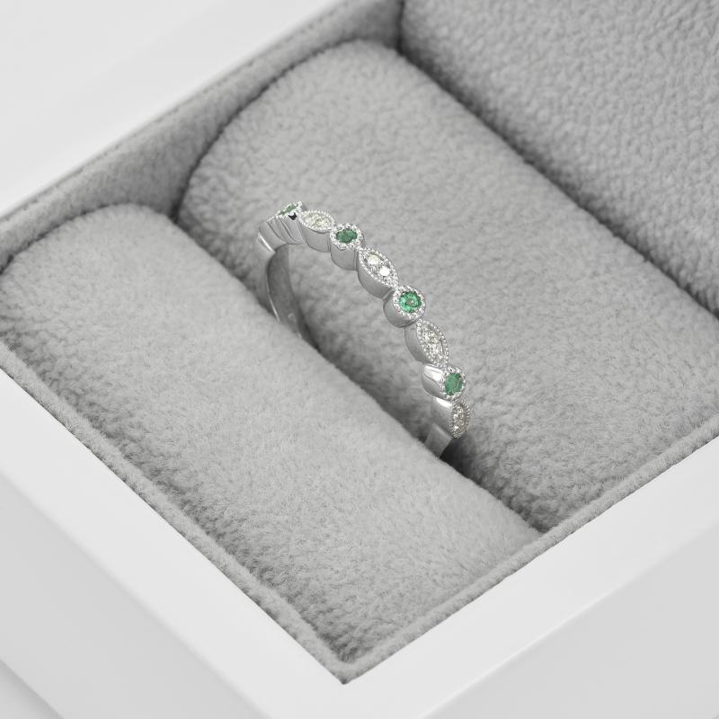 Eternity prsteň s diamantmi zo zlata 44854