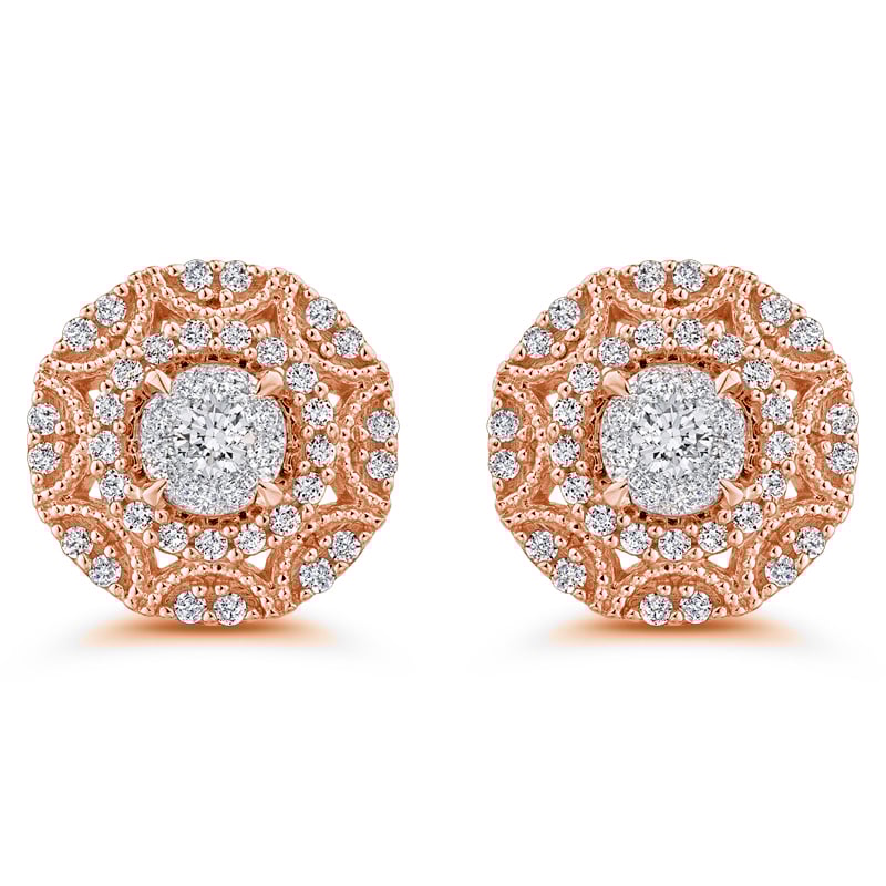 Prepychové diamantové náušnice Meryl 51864