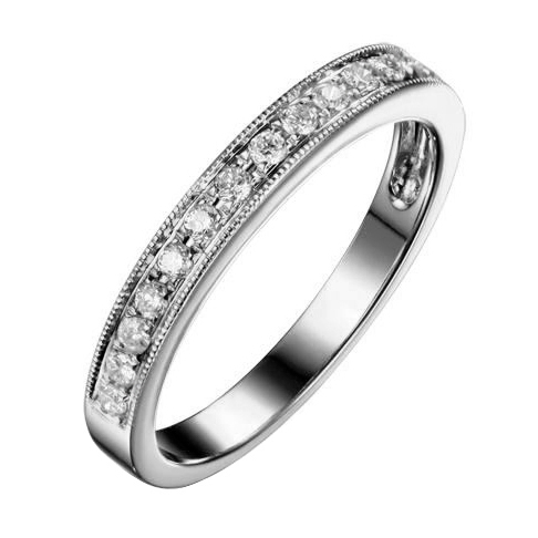 Eternity prsteň z bieleho zlata 88844
