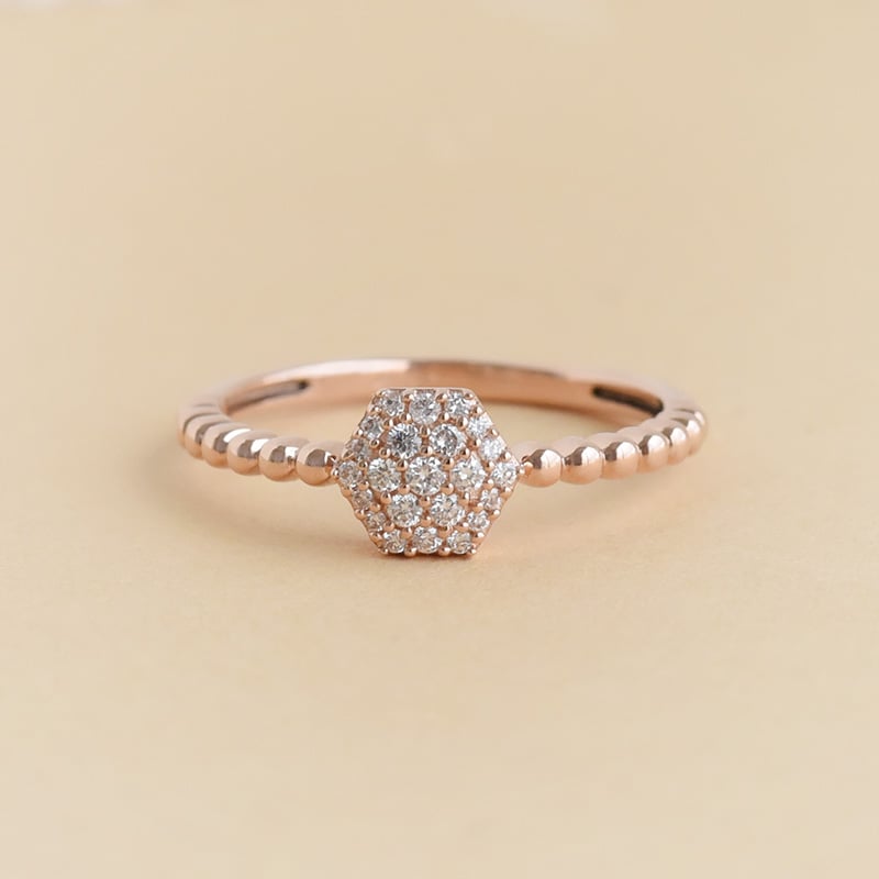 Prsteň s lab-grown diamantmi 96144