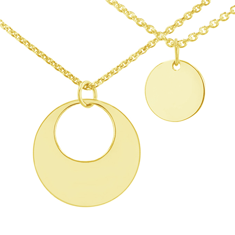 Set strieborných karma príveskov pre dvoch Caiden 99564