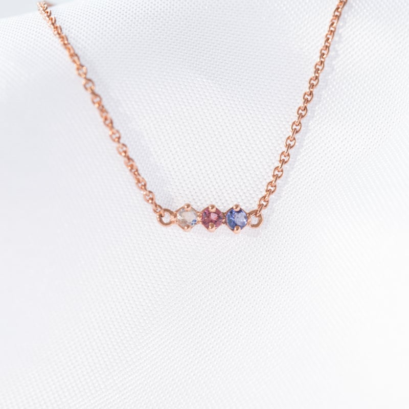 Minimalistický náramok s drahokamami podľa vášho výberu Ruby 100765