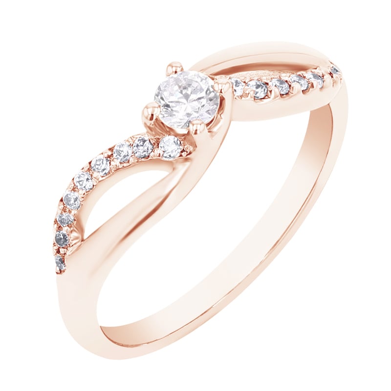 Zásnubný prsteň s lab-grown diamantmi Laly 101685