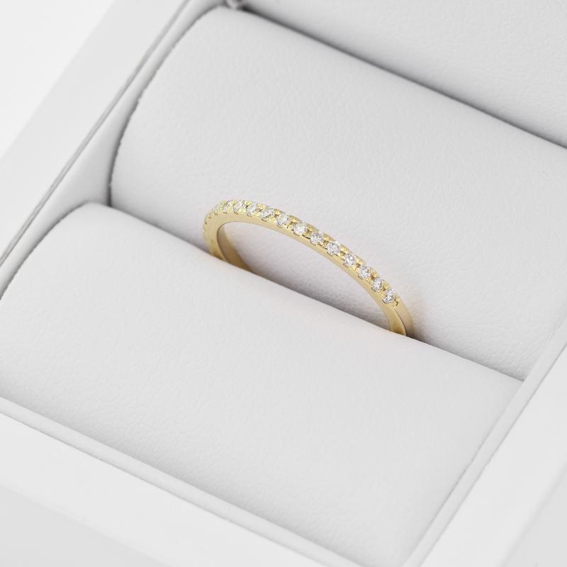 Eternity prsteň s 1.25mm moissanitmi Ogyn 105255