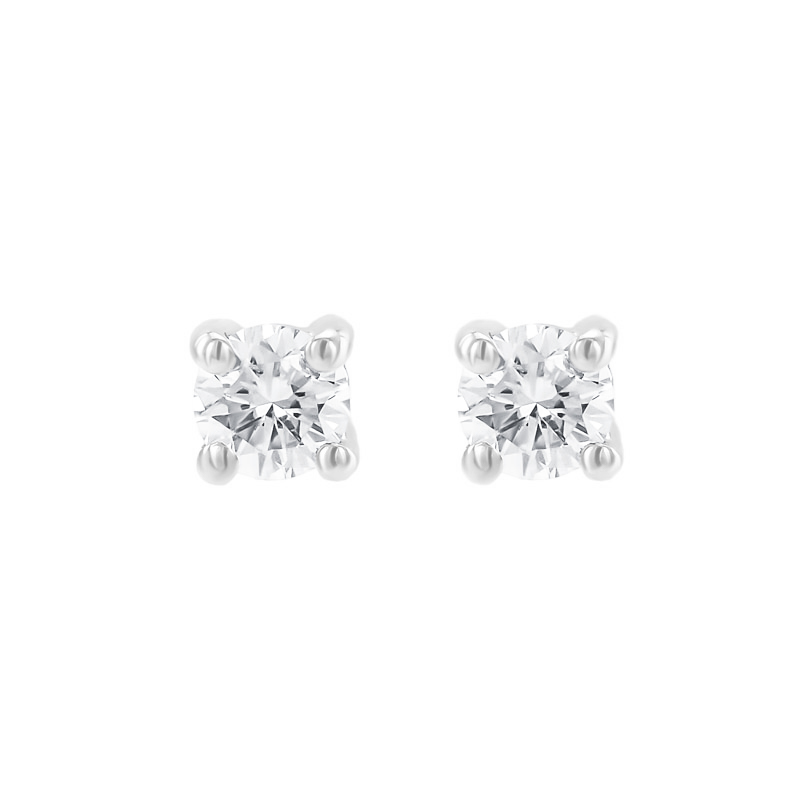 Napichovacie náušnice s 0.12ct diamantmi Aquene