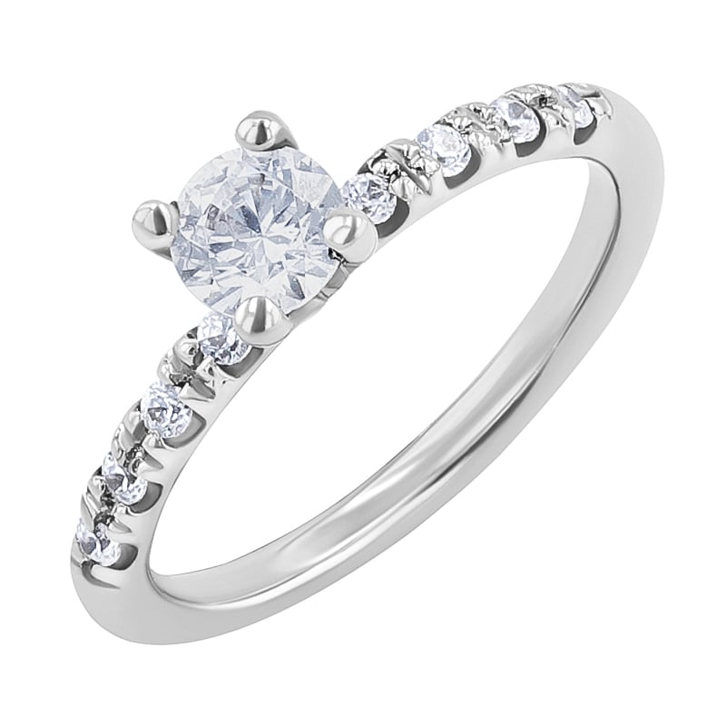Zásnubný prsteň s lab-grown diamantmi Mae