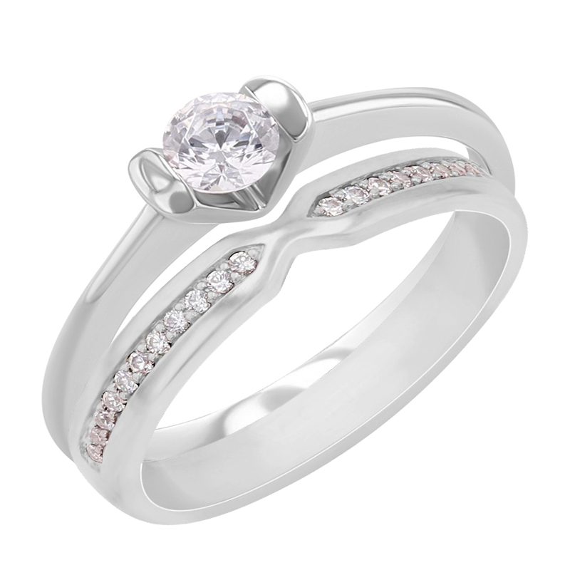 Set prsteňov s možnosťou výberu diamantu Celeste