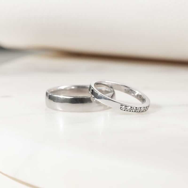 Eternity prsteň s 1.50mm moissanitmi Lorne 136335