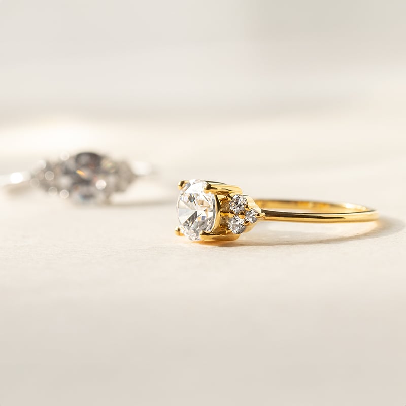 Zásnubný prsteň s lab-grown diamantmi Agathe 139485
