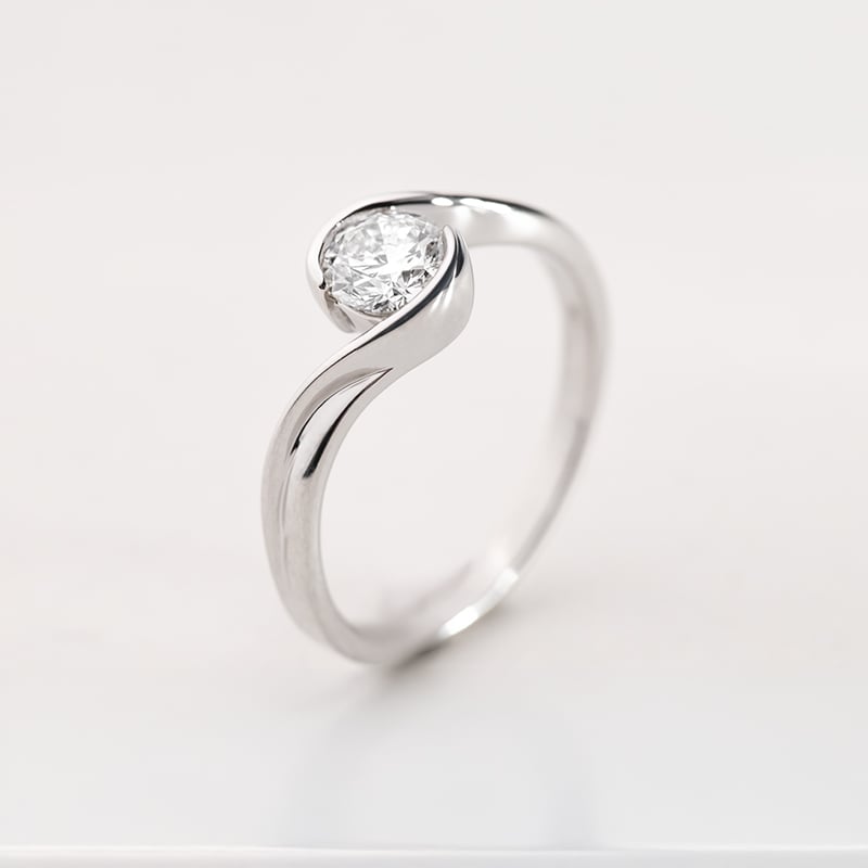 Zásnubný prsteň s 0.50ct IGI certifikovaným lab-grown diamantom Yadu 147935