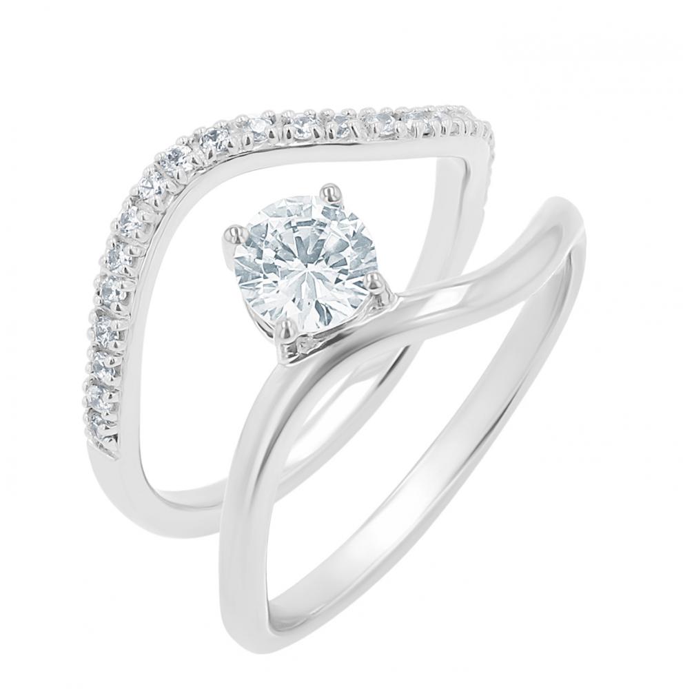Romantický zásnubný set prsteňov s lab-grown diamantmi Kayla