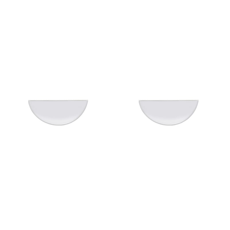 Minimalistické zlaté náušnice polmesiaca