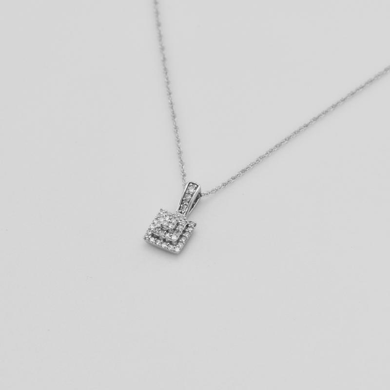 Diamantový štvorcový prívesok Lorelle 42365
