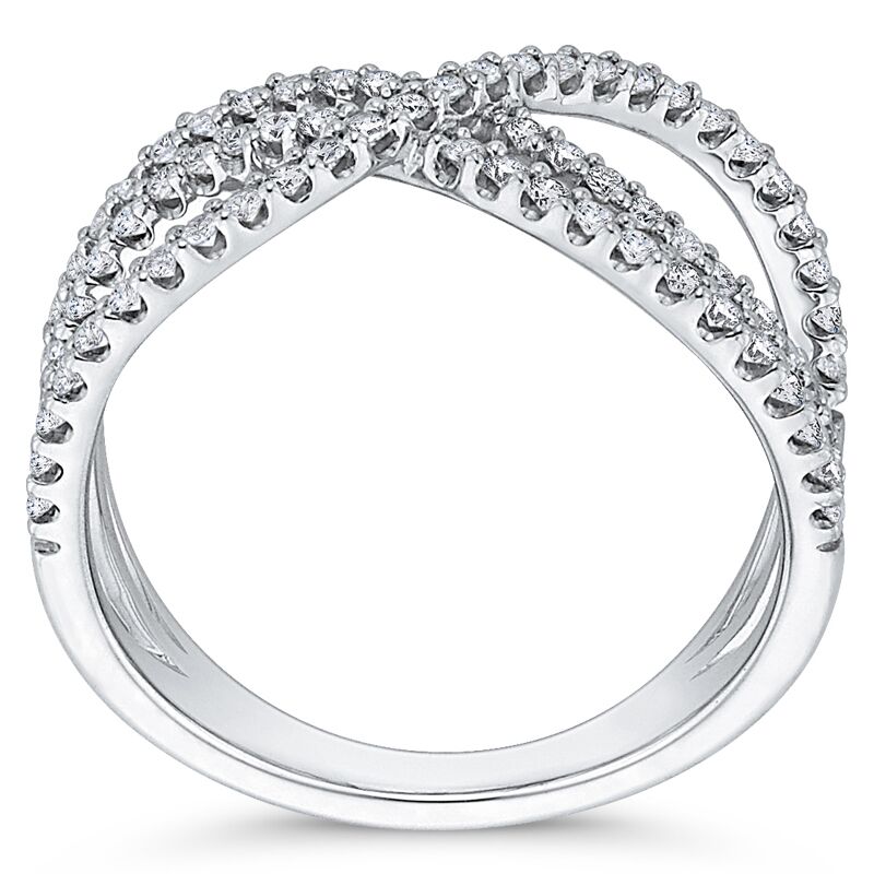 Zlatý eternity prsteň s diamantmi 46405