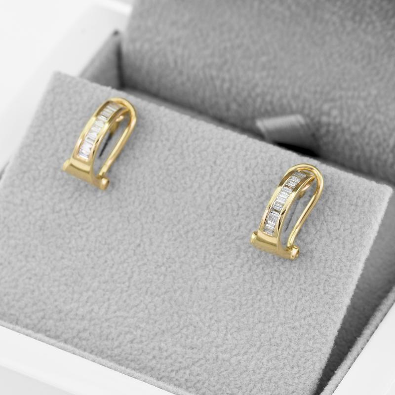 Náušnice s diamantmi 47245