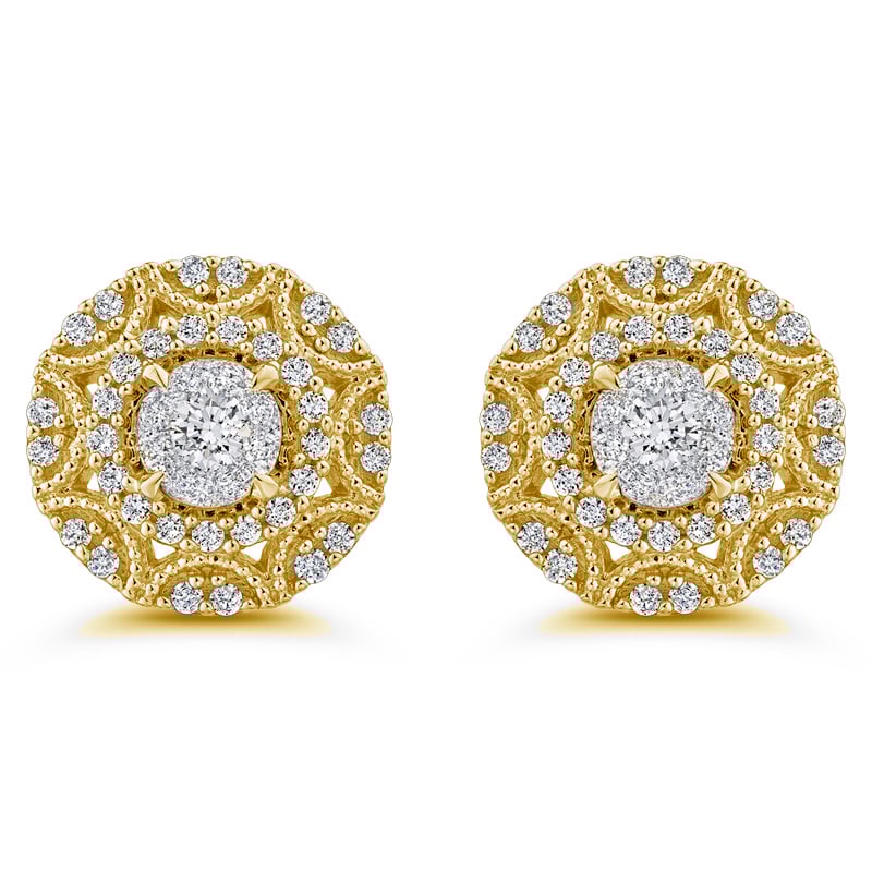 Diamantové náušnice 51865