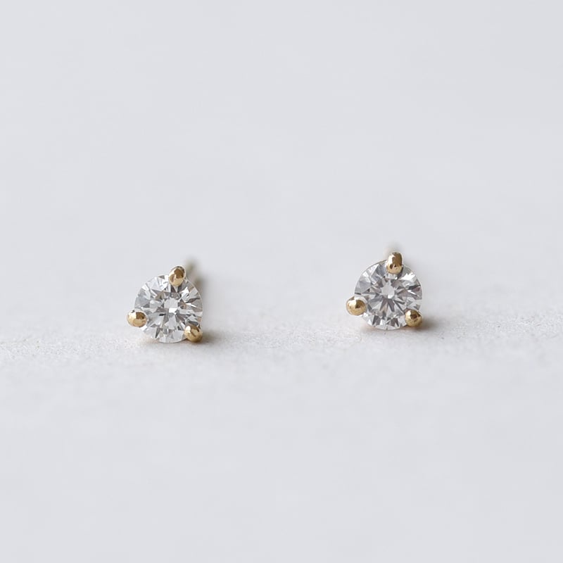 Zlaté martini náušnice s diamantmi 62605