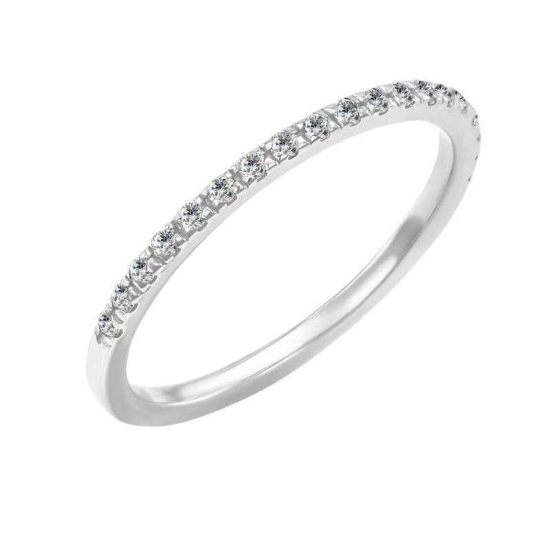 Platinový eternity prsteň s diamantmi 77015