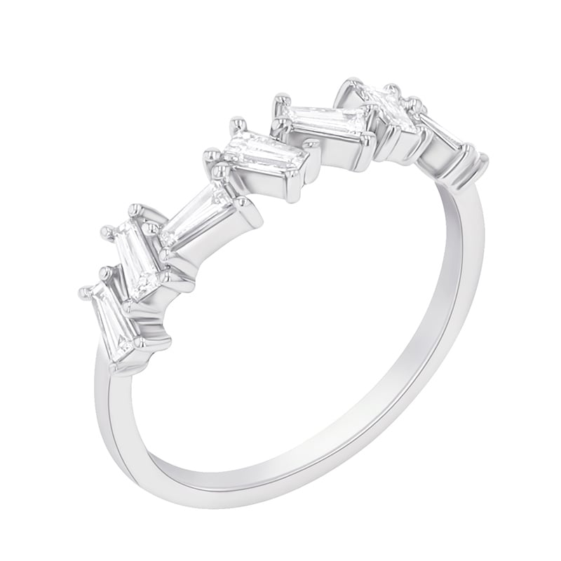 Minimalistický prsteň s lab-grown diamantmi Kunar