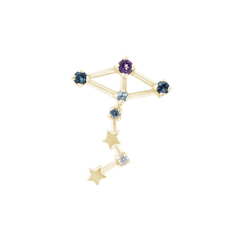 Náušnica so znamením zverokruhu Scorpio 95645