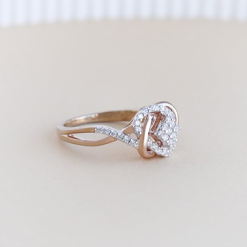 Prsteň s lab-grown diamantmi 95845