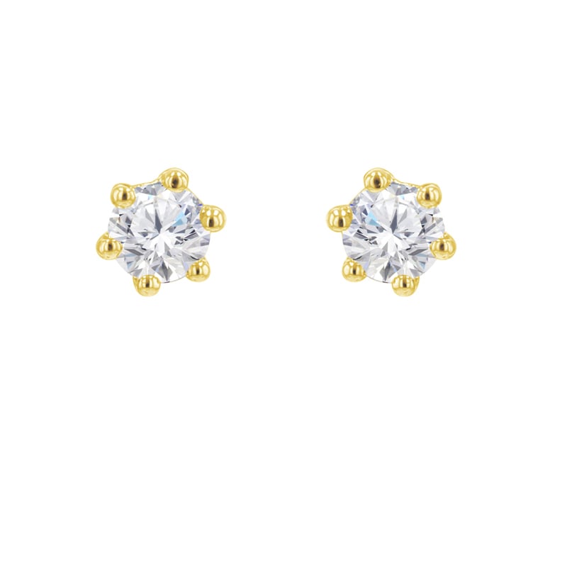 Minimalistické náušnice s lab-grown diamantmi Jamila 99615