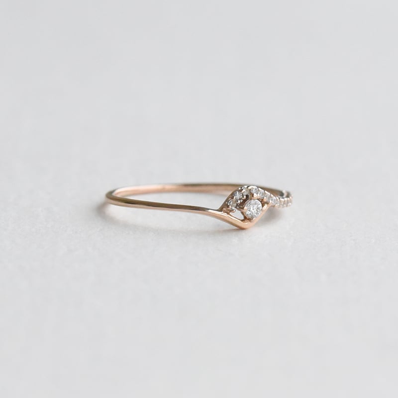 Strieborný romantický prsteň s lab-grown diamantmi Laurena 104566