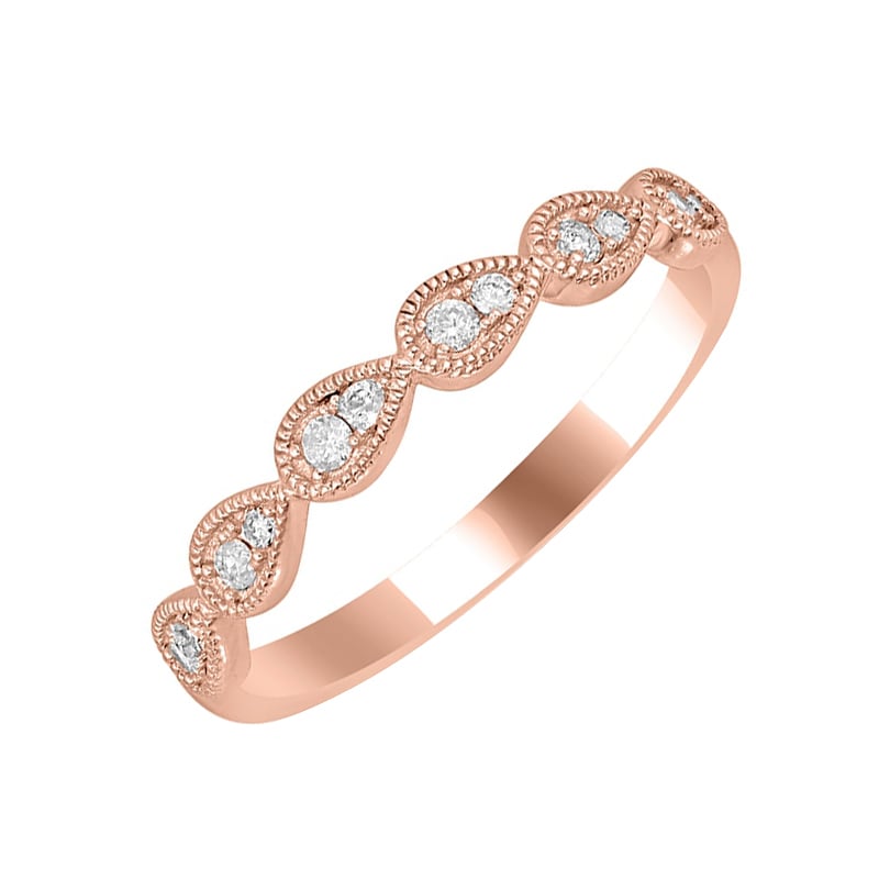 Strieborný eternity prsteň s lab-grown diamantmi Ebba 104746