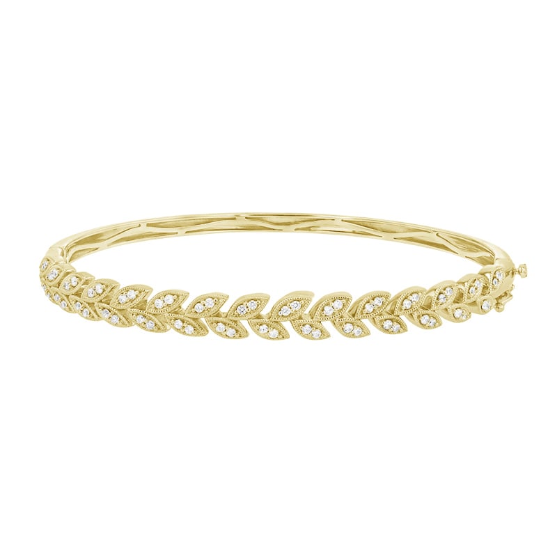 Elegantný strieborný náramok s trblietavými diamantmi Firenze 107966