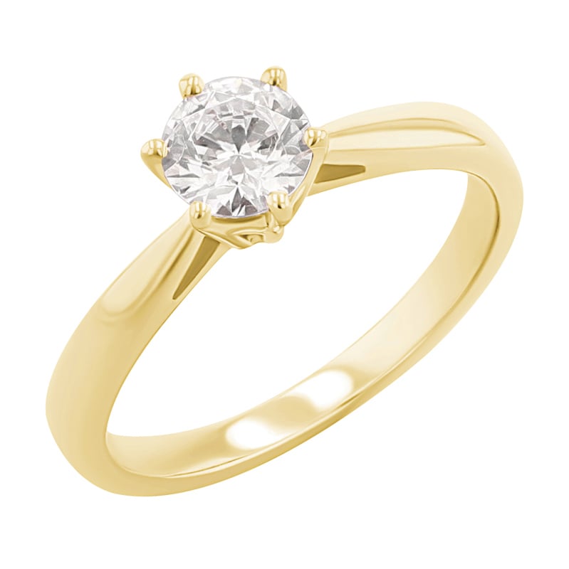 Zásnubný prsteň s lab-grown diamantom Sati 124876
