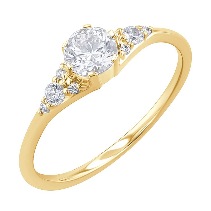 Zásnubný prsteň s lab-grown diamantmi Diana 125926