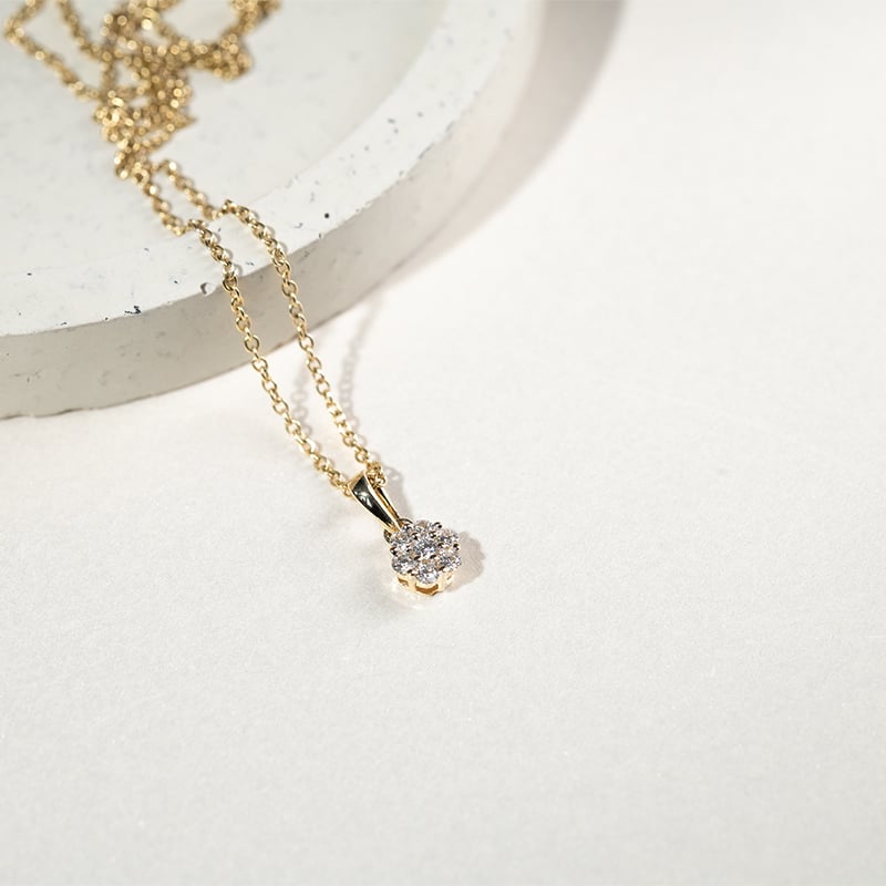 Elegantný prívesok s lab-grown diamantmi Chrisstel 131156