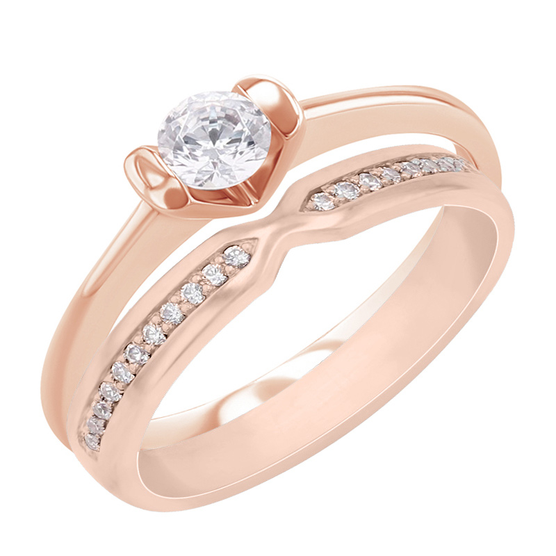 Set prsteňov s možnosťou výberu diamantu Celeste 132716