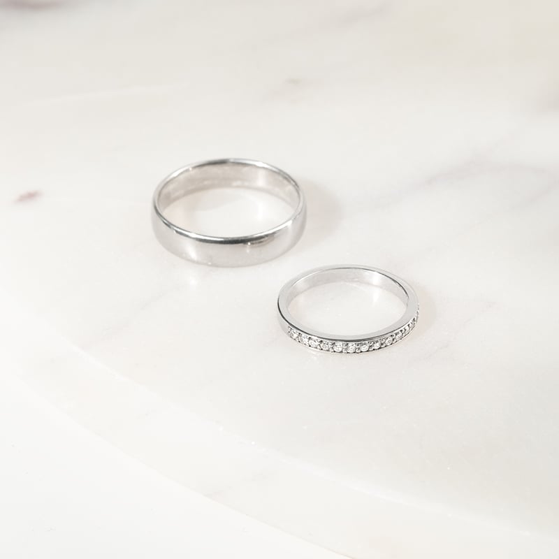 Eternity prsteň s 1.50mm moissanitmi Lorne 136356