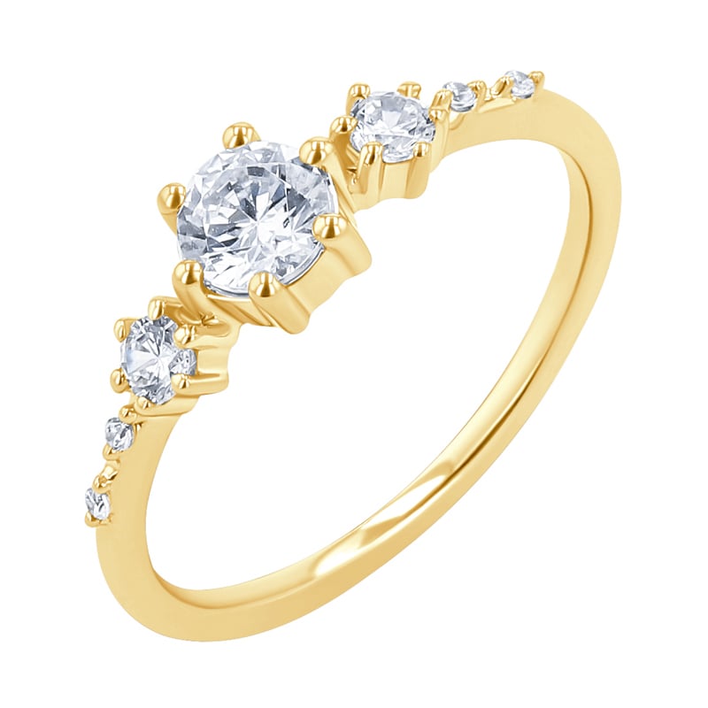 Zásnubný prsteň s lab-grown diamantmi Willa 137896