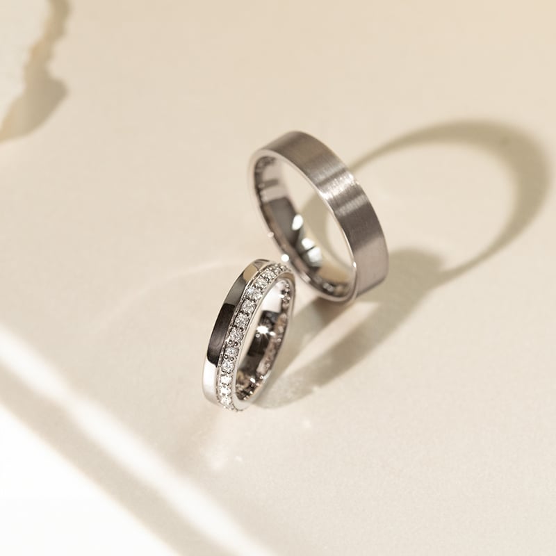Zlatý eternity prsteň s lab-grown diamantmi Annora 138646