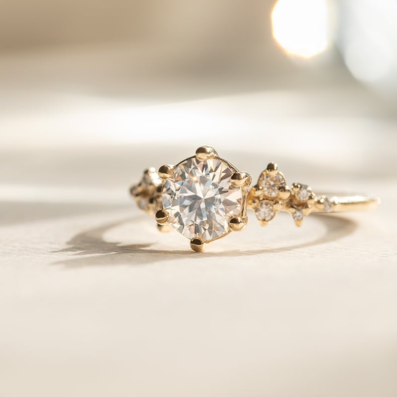 Zlatý zásnubný prsteň s 0.50ct IGI certifikovaným lab-grown diamantom Olha 148216