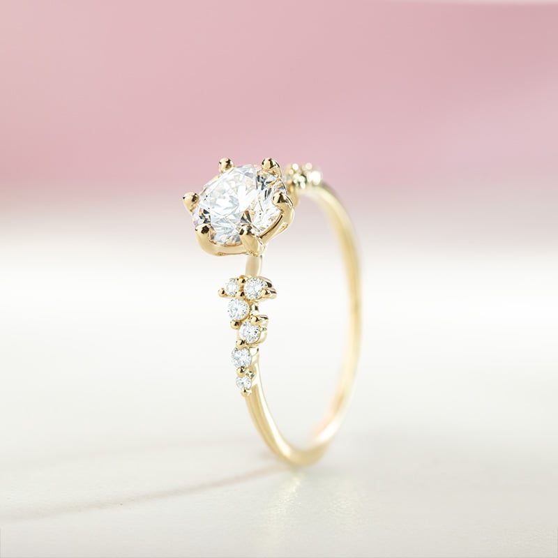 Zásnubný prsteň s diamantmi Carina 151466