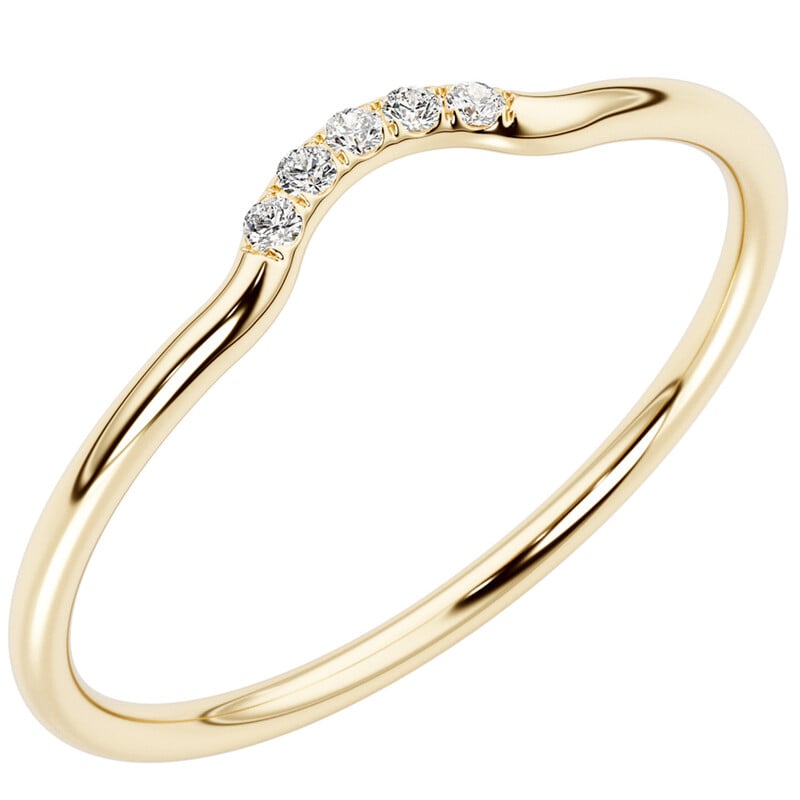 Vykrojený prsteň s diamantmi Cole 152326