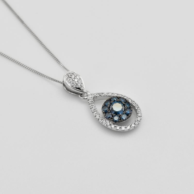 Náhrdleník s diamantmi 36046