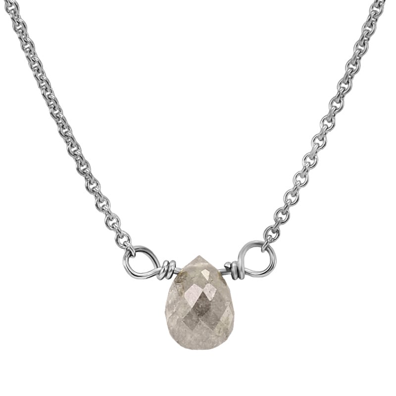 Zlatý náhrdelník s diamantom 37036