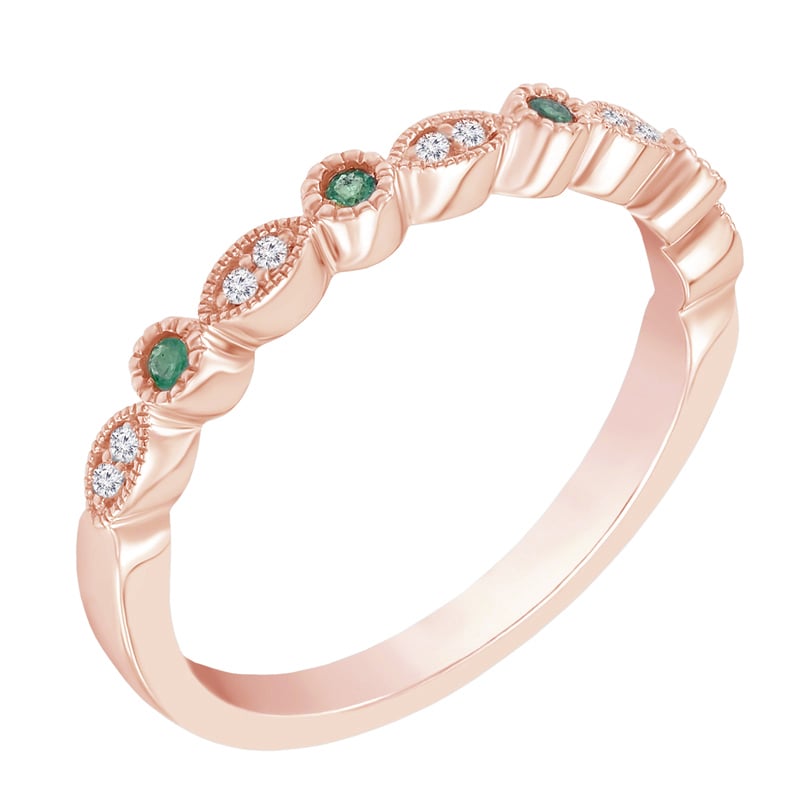 Zlatý eternity prsteň s diamantmi 48376