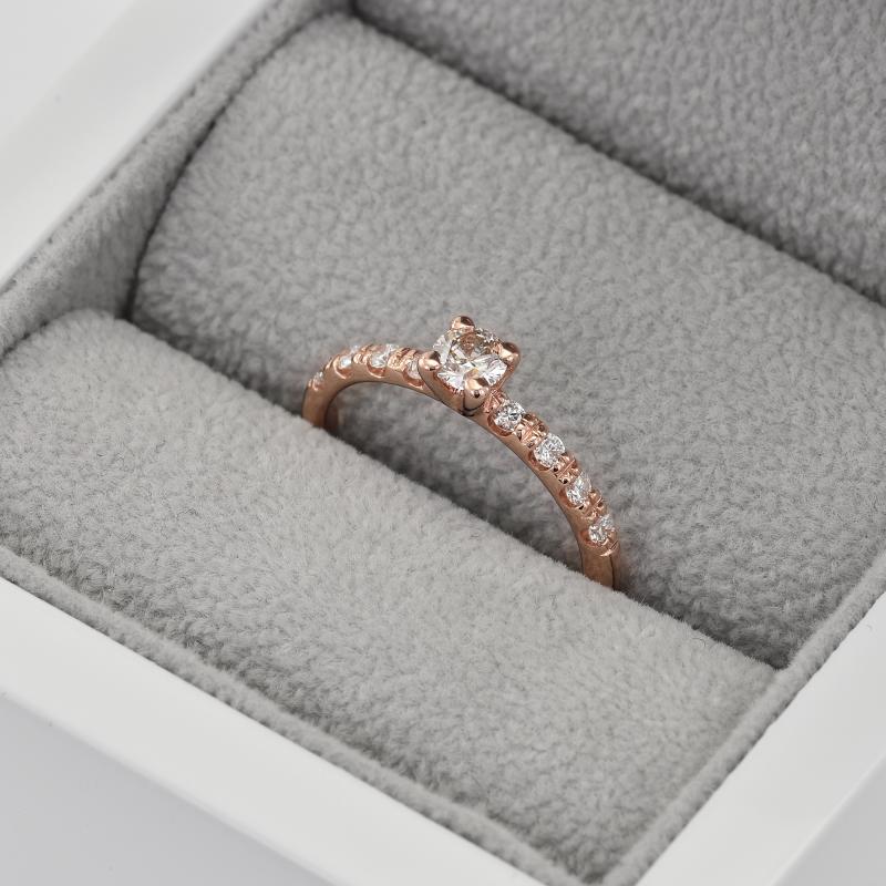 Zásnubný prsteň s lab-grown diamantmi Mae 65986