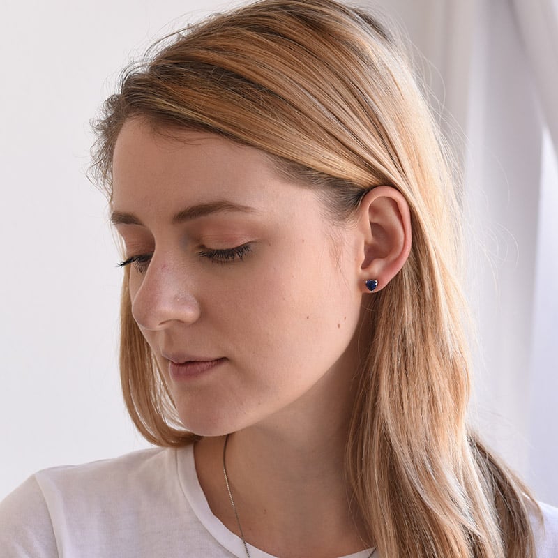 Striebroné náušnice 69136