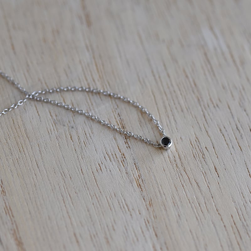 Minimalistický platinový náhrdelník 71416