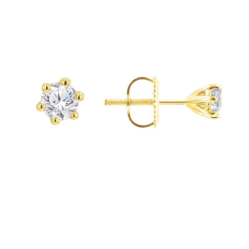 Minimalistické náušnice s lab-grown diamantmi Jamila 99616