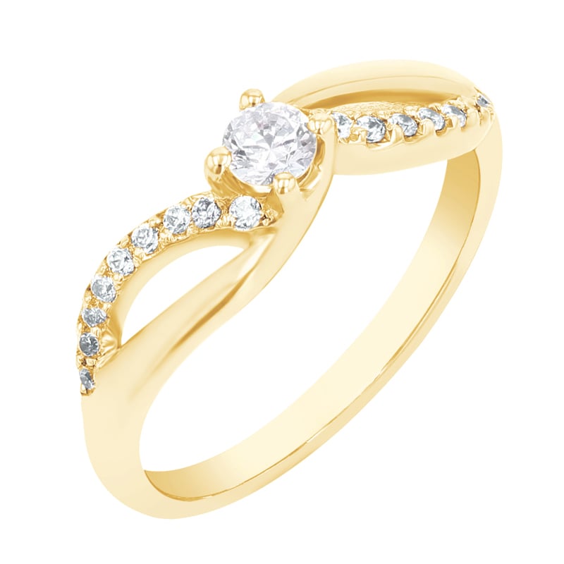 Zásnubný prsteň s lab-grown diamantmi Laly 101687