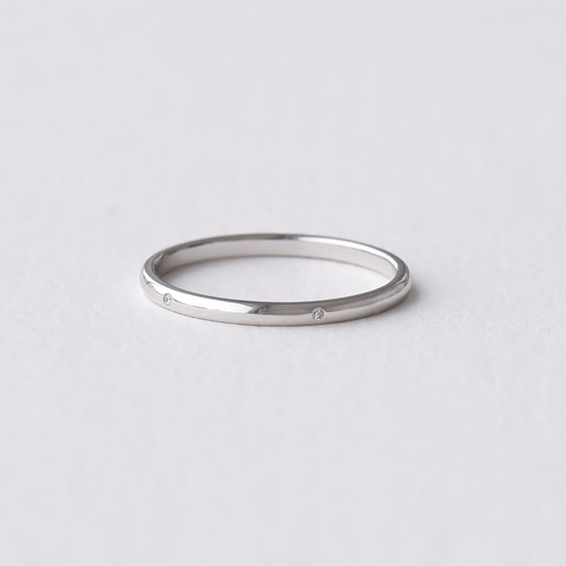 Minimalistický prsteň s lab-grown diamantmi a pánský komfortný prsteň Britta 102257
