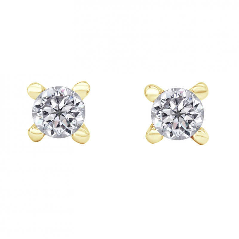 Napichovacie náušnice s 0.20ct diamantmi Jada 119887