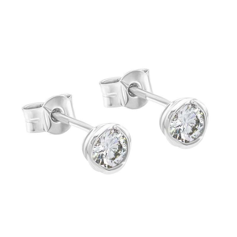 Elegantné diamantové náušnice Kerli